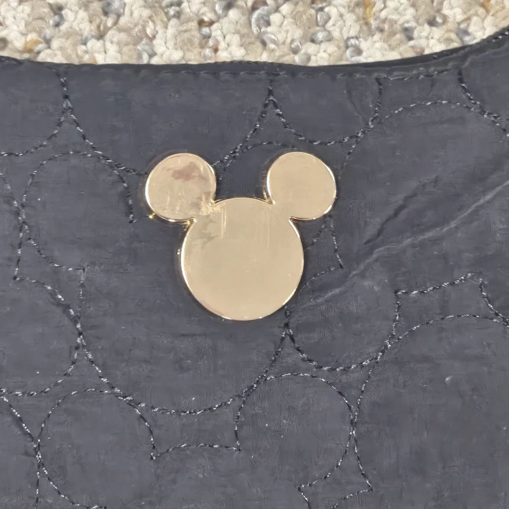 Bioworld Black Crossbody Bag‎ with Mickey Mouse Accent